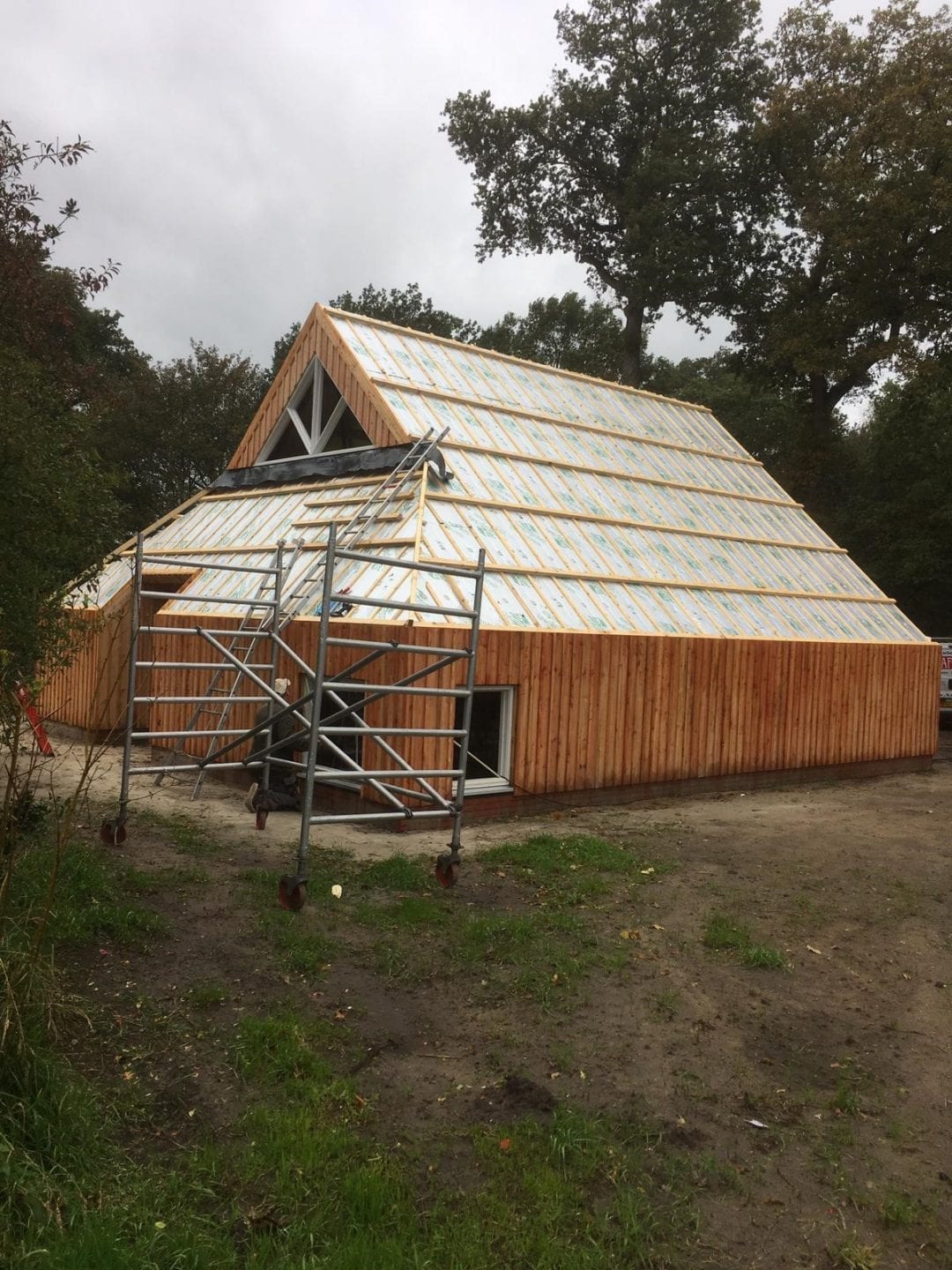 Bouw volledig geïsoleerde schuur | Yde